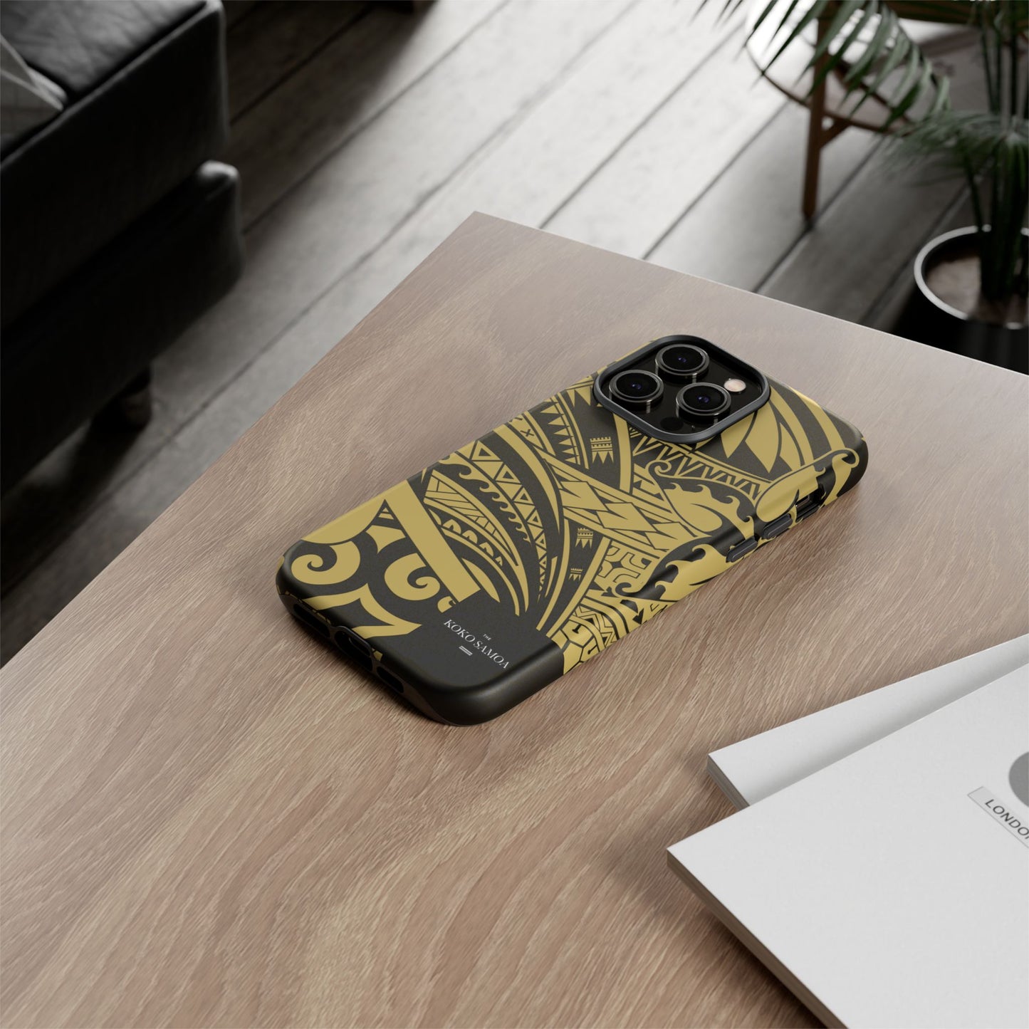 iPhone Tough Phone Case - Bloom Gold - AU/NZ/USA