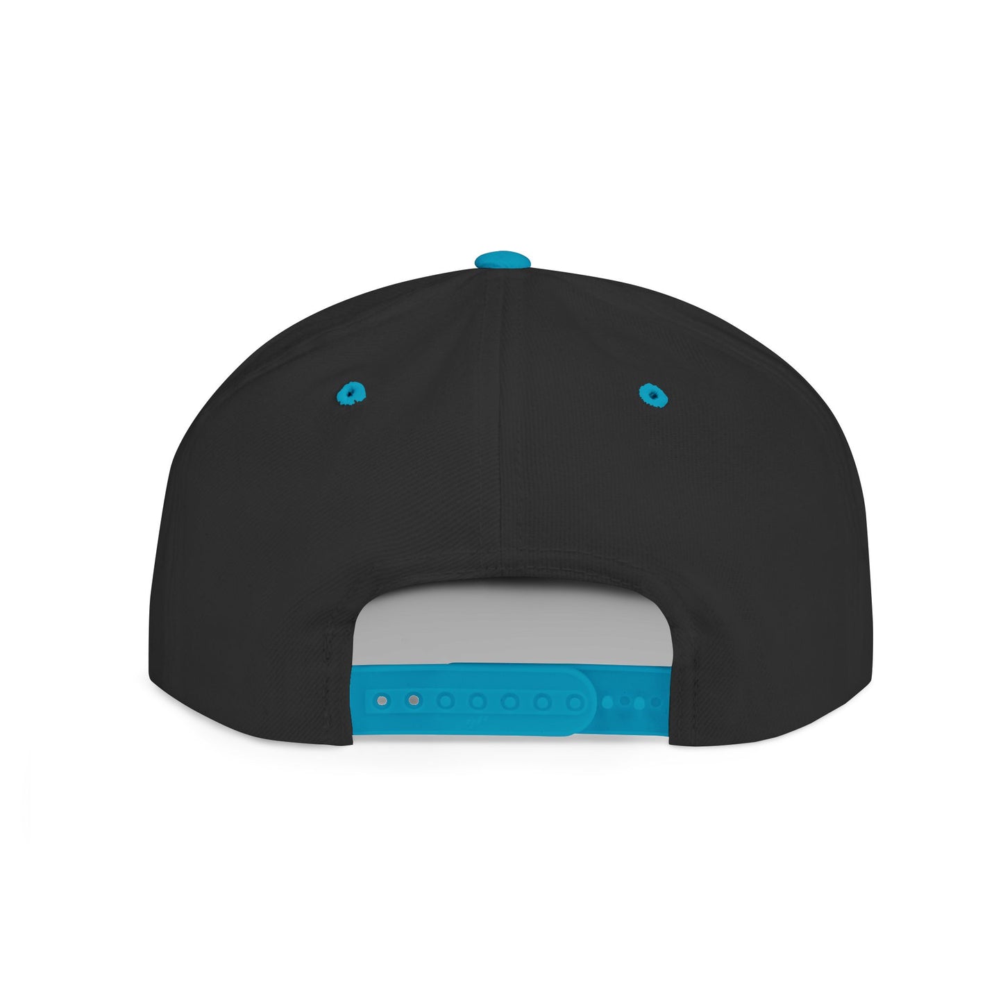 Flat Bill Snapback Hat — USA USO - Black Embroidery - AU/NZ/USA
