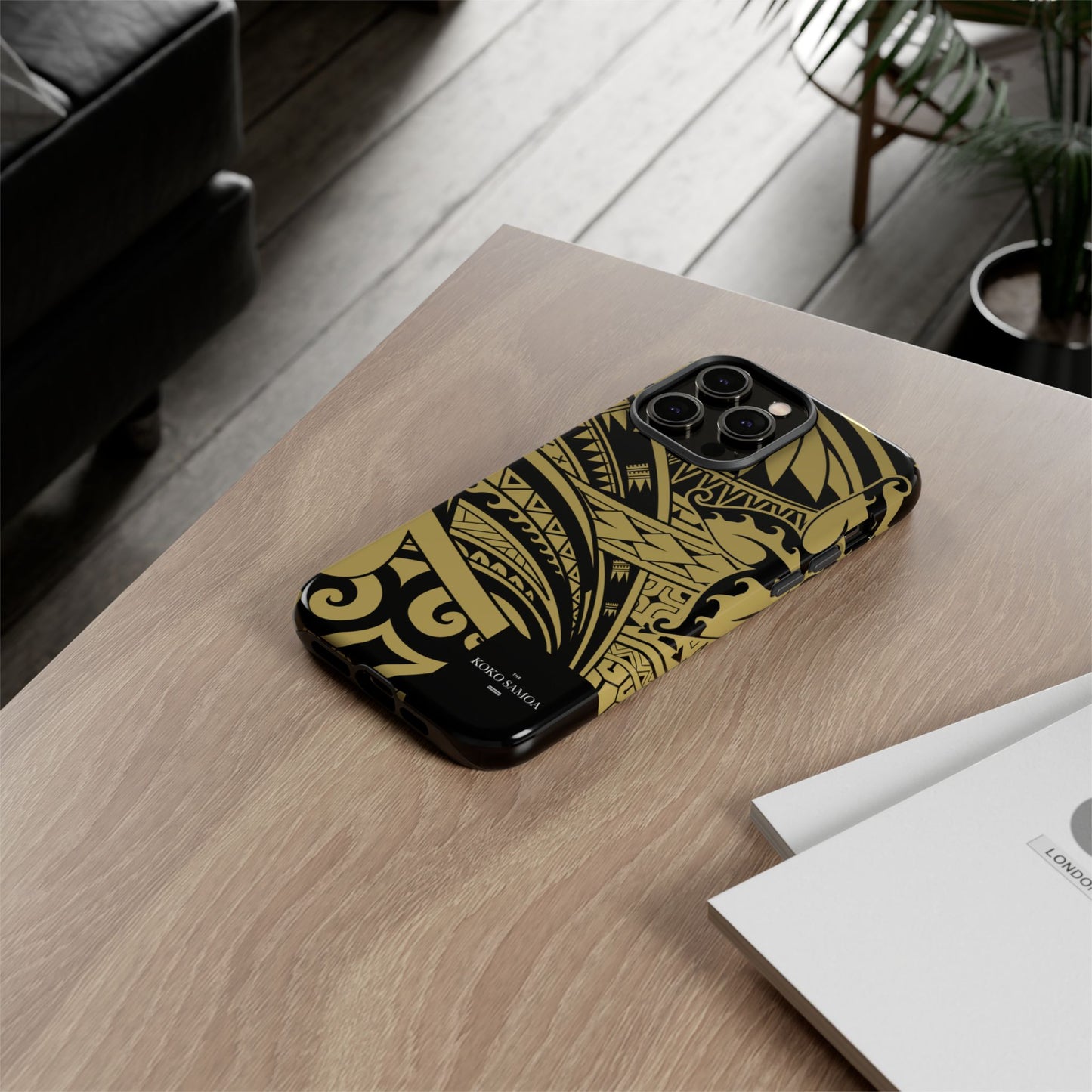 iPhone Tough Phone Case - Bloom Gold - AU/NZ/USA