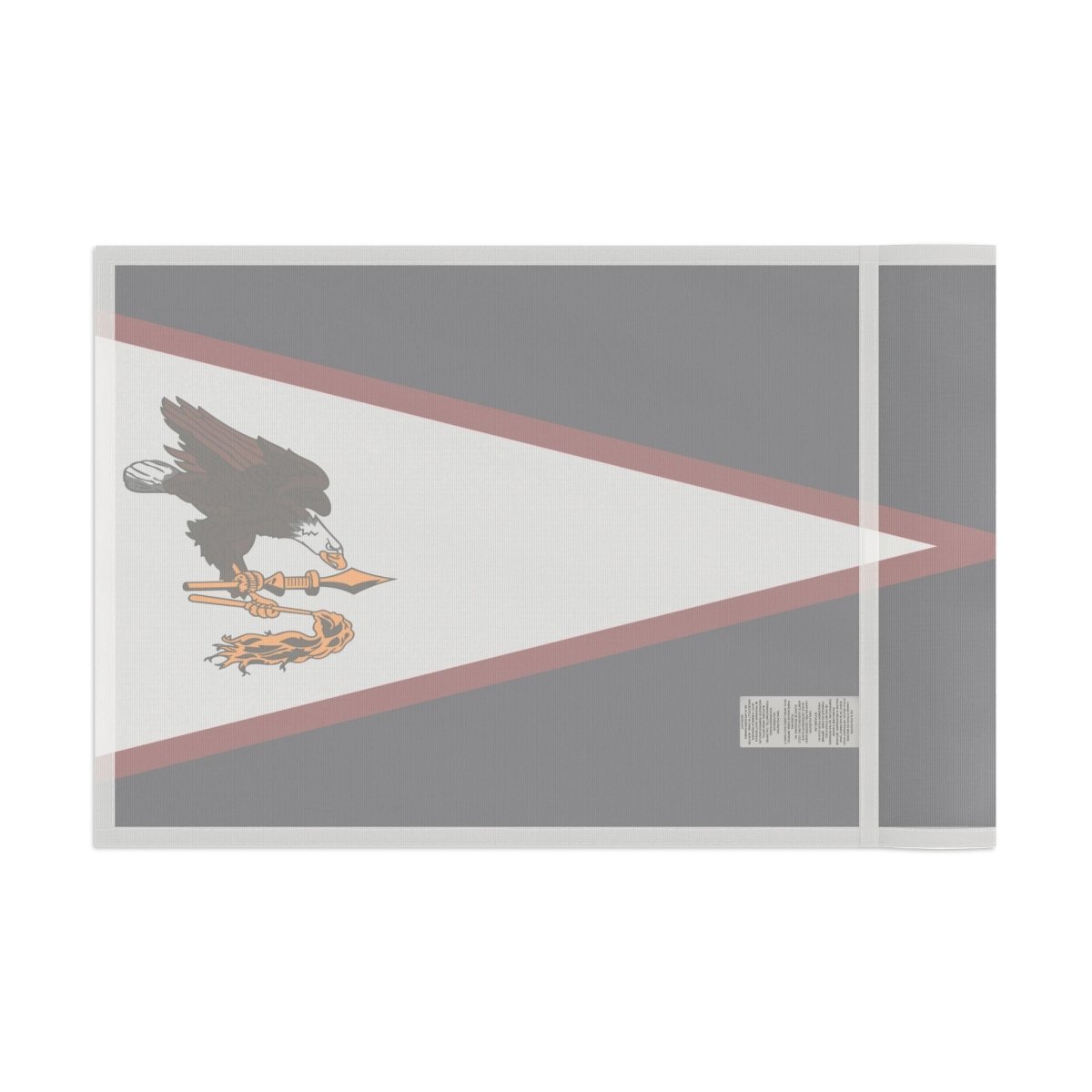 American Samoan flag home decor featuring vibrant red, white, and blue colors with stars and stripes design.