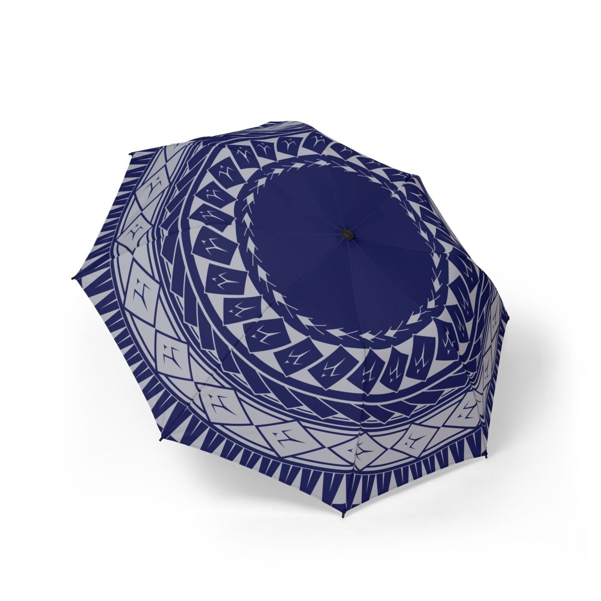 Artsadd PasifikaOne umbrella featuring Samoan spear design, 48-inch (122cm) large umbrella with vibrant Polynesian artwork.