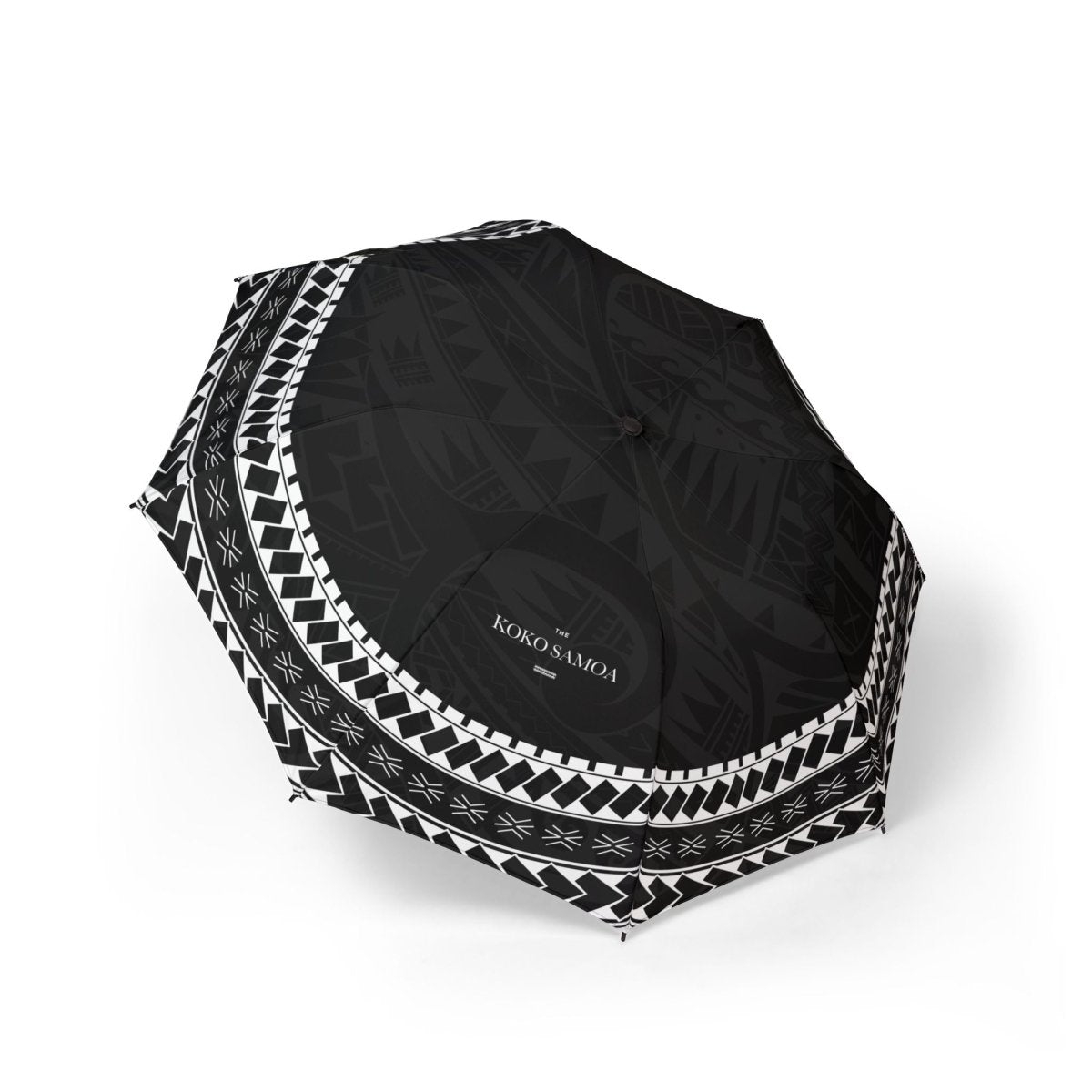 PasifikaOne Warrior umbrella, 48-inch (122cm) rain umbrella with vibrant Polynesian-inspired design, suitable for AU/NZ climate.