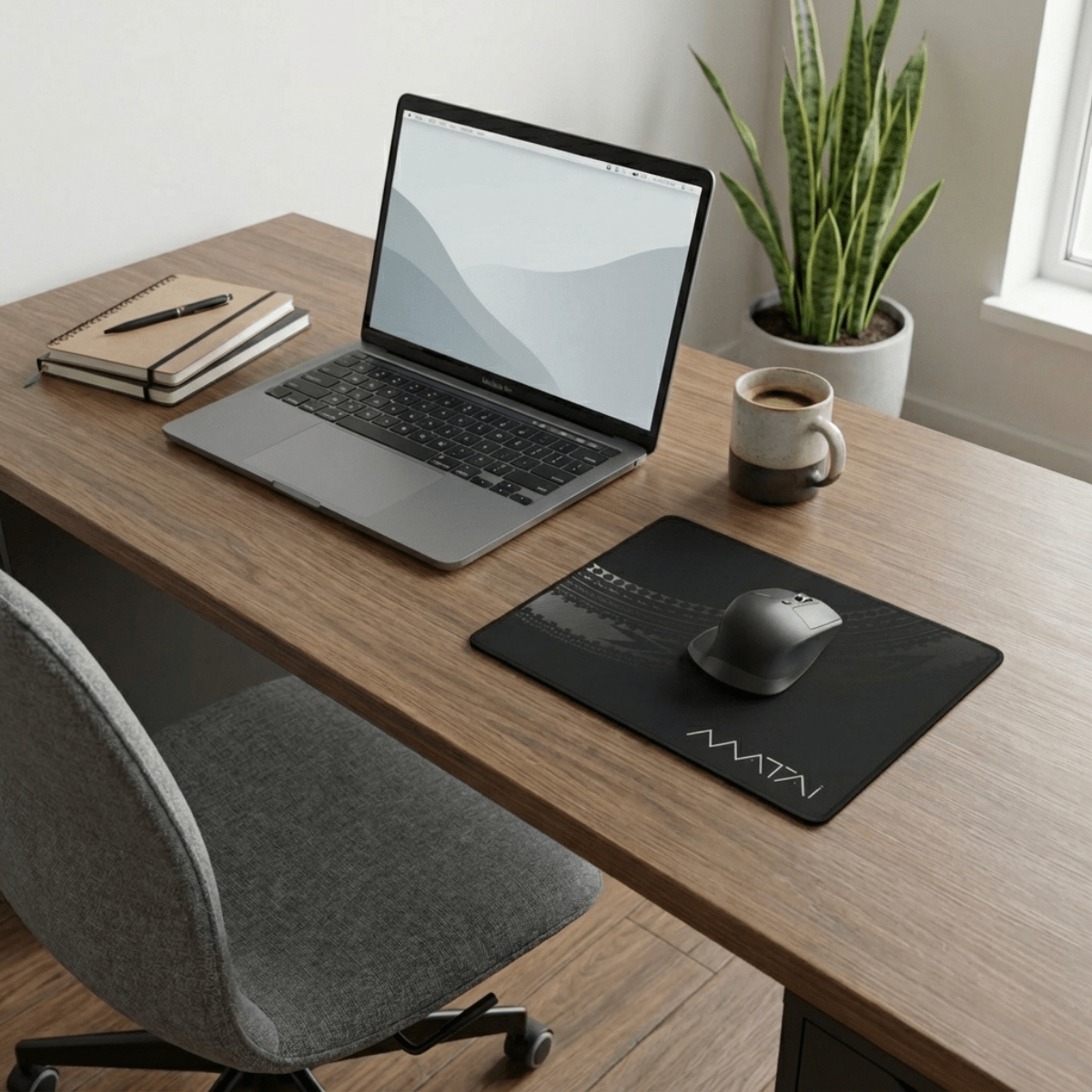 Matai personalized desk mat with custom design, ideal for home decor, measuring 14x12 inches for AU, NZ, and USA.