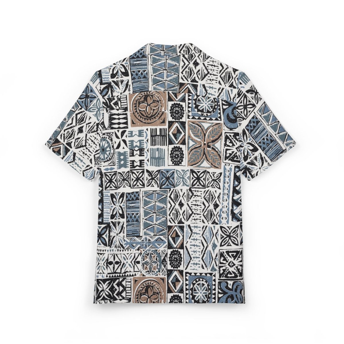 KoaTech™ - Hawaiian Button - Down Shirt - Elei Steel - AU/NZ/USA - The Koko Samoa