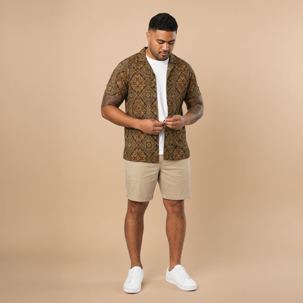 Hawaiian Camp Shirt - Earthline - AU/NZ/USA - The Koko Samoa