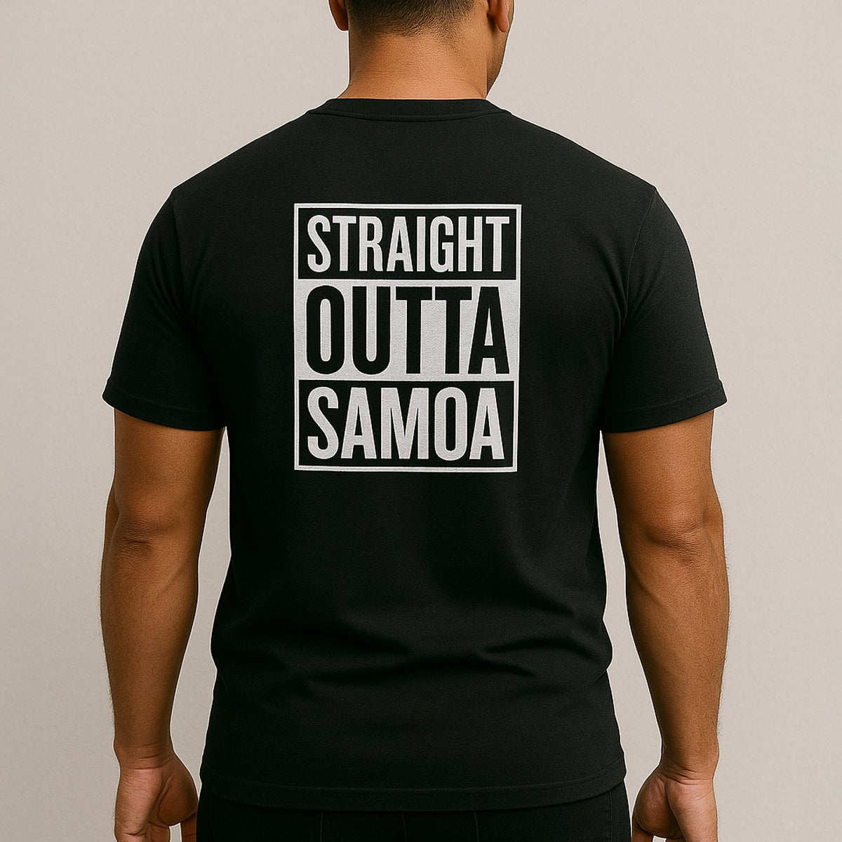 Heavy Unisex Tee - Straight Outta Samoa - USA - The Koko Samoa