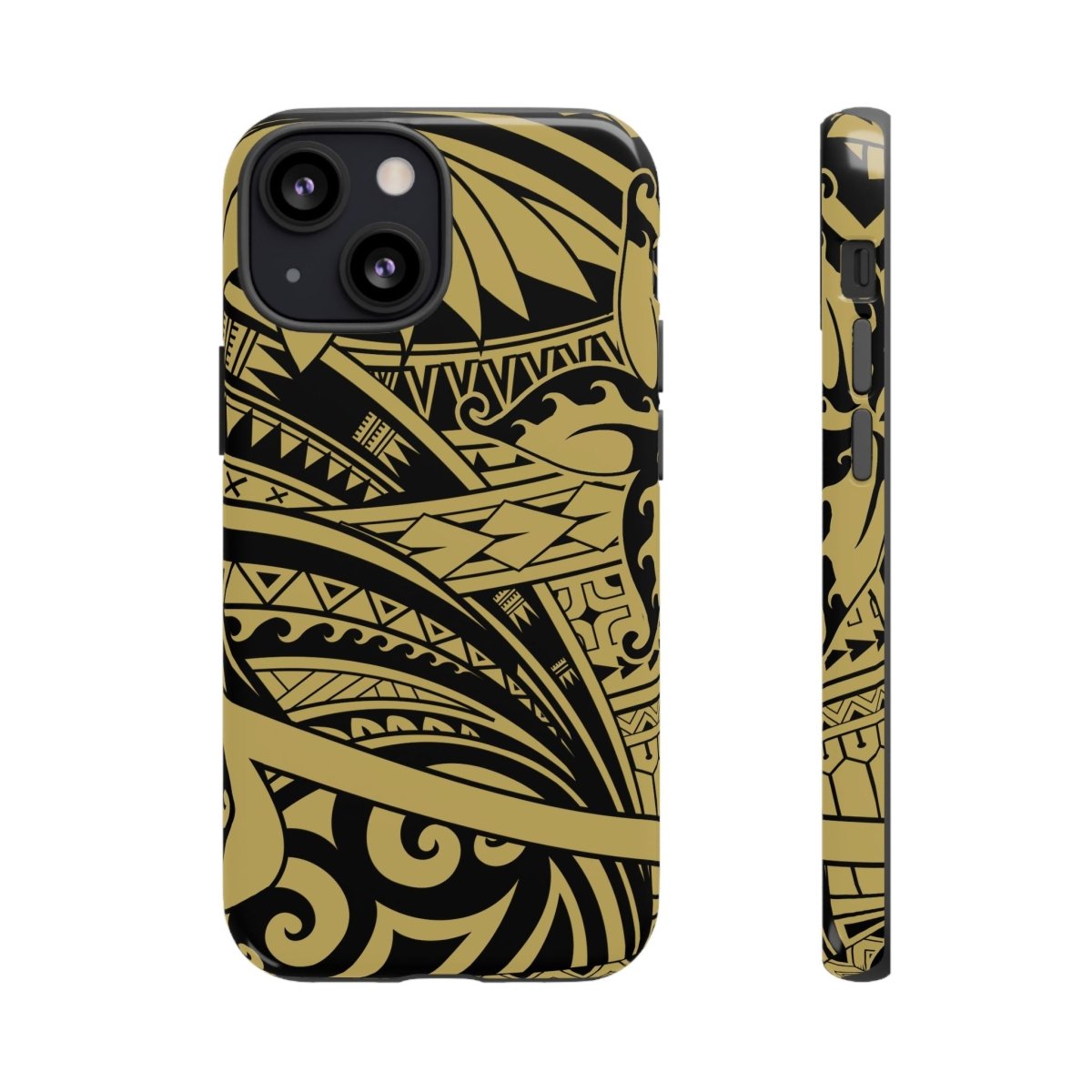 iPhone Tough Phone Case - Bloom Gold - AU/NZ/USA - The Koko Samoa