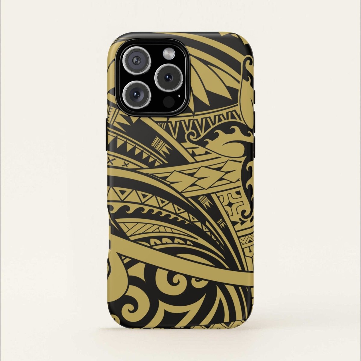 iPhone Tough Phone Case - Bloom Gold - AU/NZ/USA - The Koko Samoa