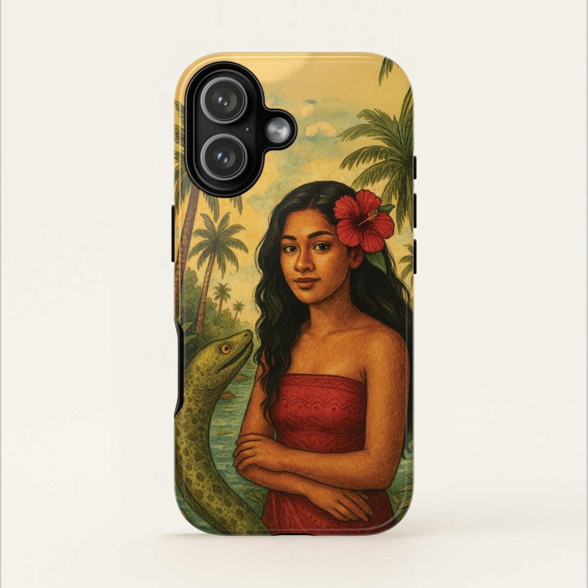 iPhone Tough Phone Case - Sina & The Eel - AU/NZ/USA - The Koko Samoa