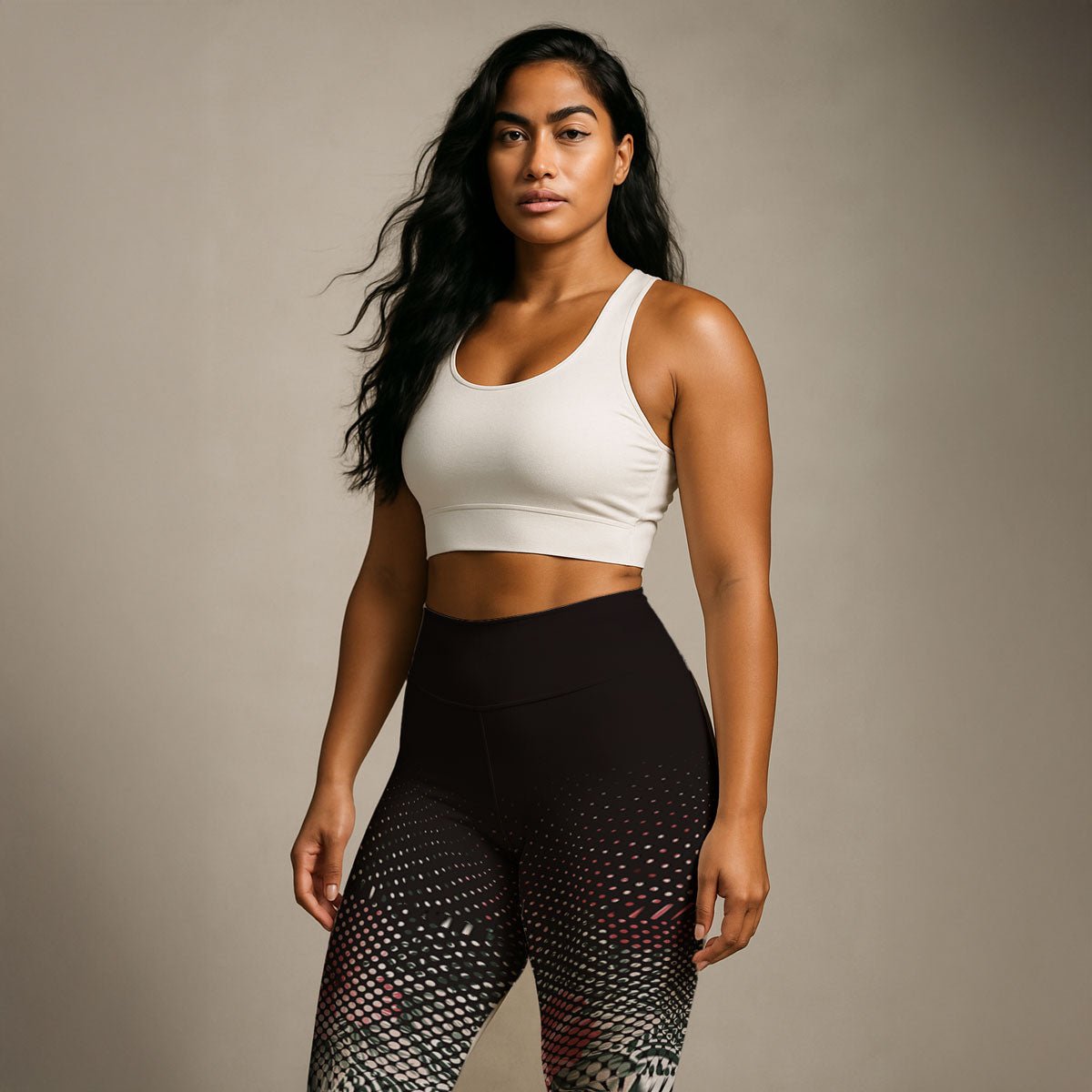 IslandFlex Leggings - Solosolo Blooms - AU/NZ/USA - The Koko Samoa