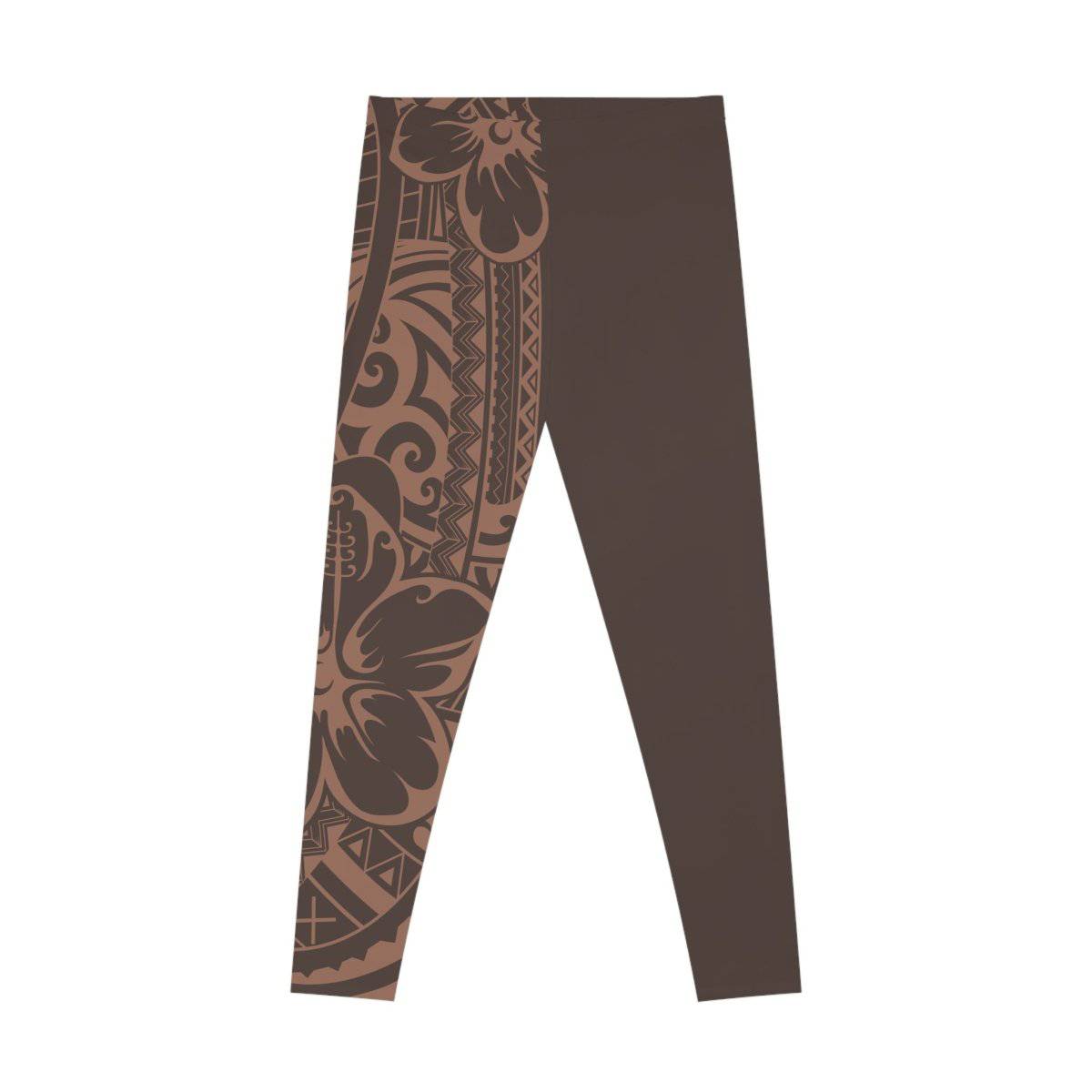 IslandFlex Mid - Rise Leggings - Bloom Mocha Mousse - AU/NZ/USA - The Koko Samoa