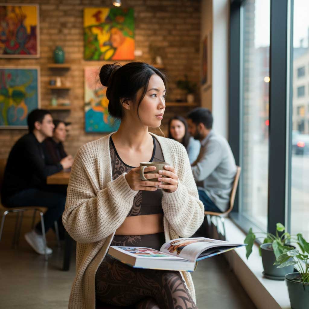 IslandPlus - 2XL to 6XL Leggings - Bloom Mocha Mousse - AU/NZ/USA - The Koko Samoa