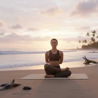 IslandPlus - 2XL to 6XL Leggings - Bloom Mocha Mousse - AU/NZ/USA - The Koko Samoa