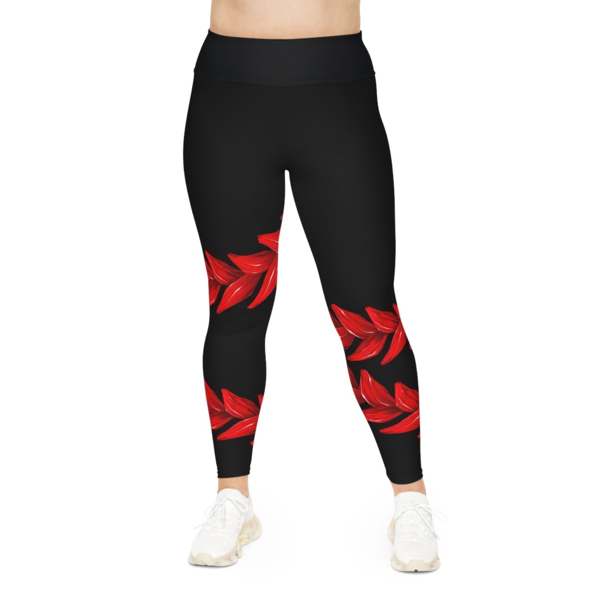 IslandPlus - 2XL to 6XL Leggings - Ula Fala - AU/NZ/USA - The Koko Samoa
