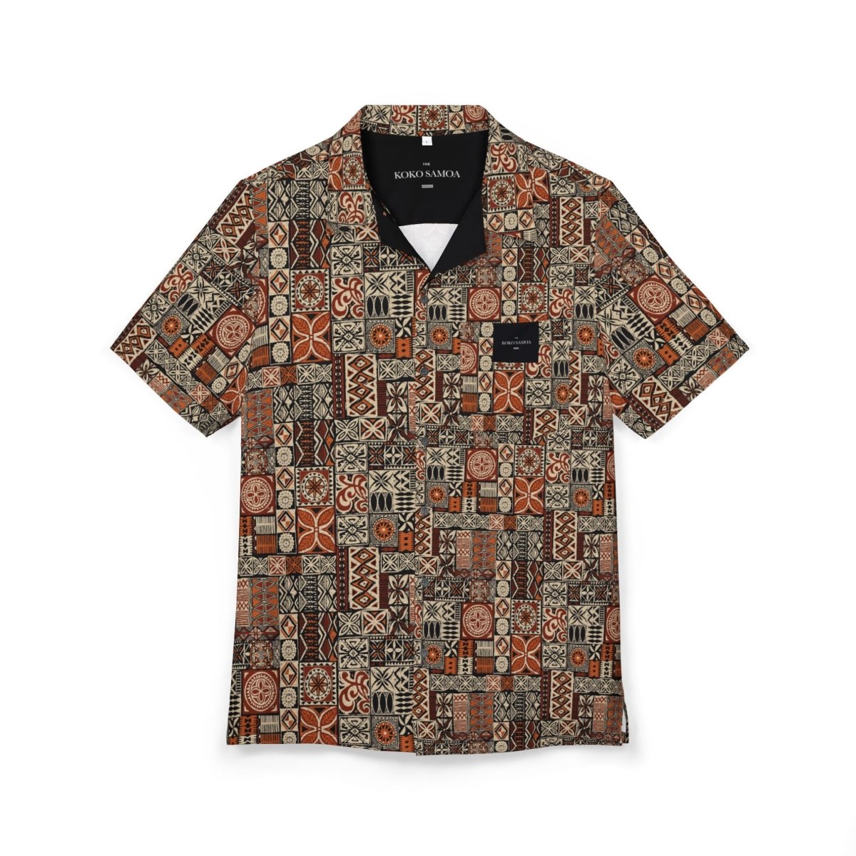 KoaTech™ - Hawaiian Button - Down Shirt - Elei - AU/NZ/USA - The Koko Samoa