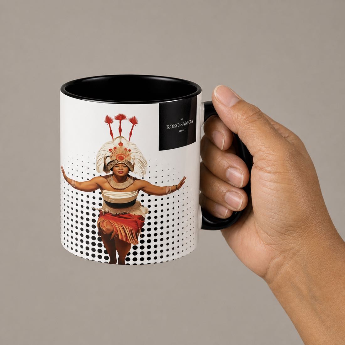 LimaLuxe™ 325ml Mug - Taupou - AU/NZ - The Koko Samoa