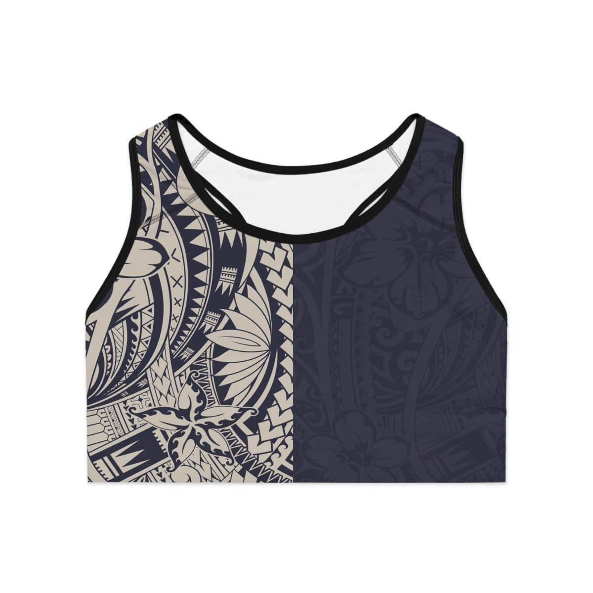 Seamless Sports Bra - Blue Bloom - AU/NZ/USA - The Koko Samoa