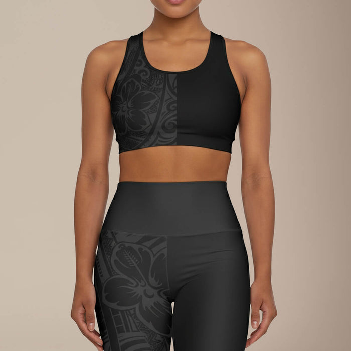 Seamless Sports Bra - Dark Grey - AU/NZ/USA - The Koko Samoa