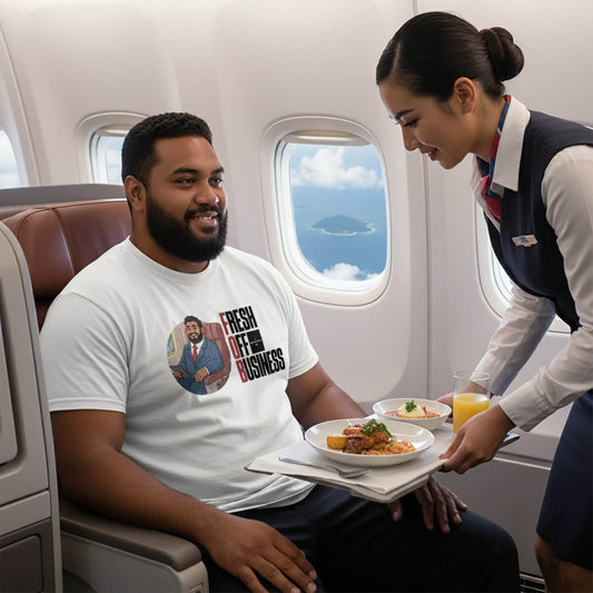 Soft Unisex Tee - Fresh Off Business - Personalised - AU/NZ - The Koko Samoa