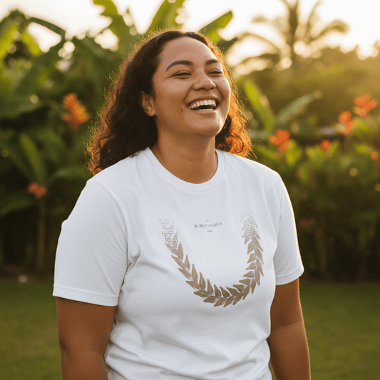Soft unisex tee in brown featuring Ula Fala design by The Print Bar, displayed on a neutral background.