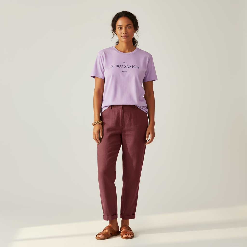 Soft Women's Maple Tee - The Brand Lavender - AU/NZ/USA - The Koko Samoa