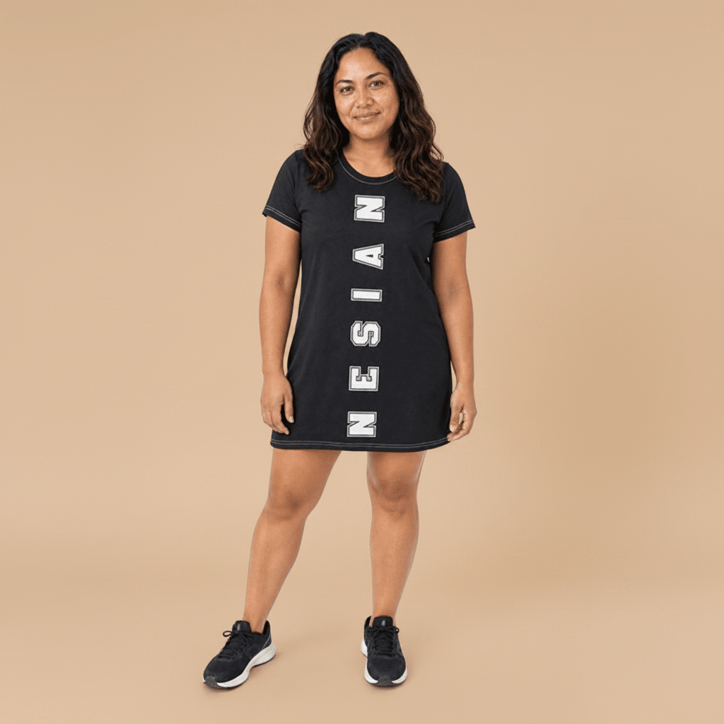 T-Shirt Dress - Nesian Strength - AU/NZ/USA - The Koko Samoa