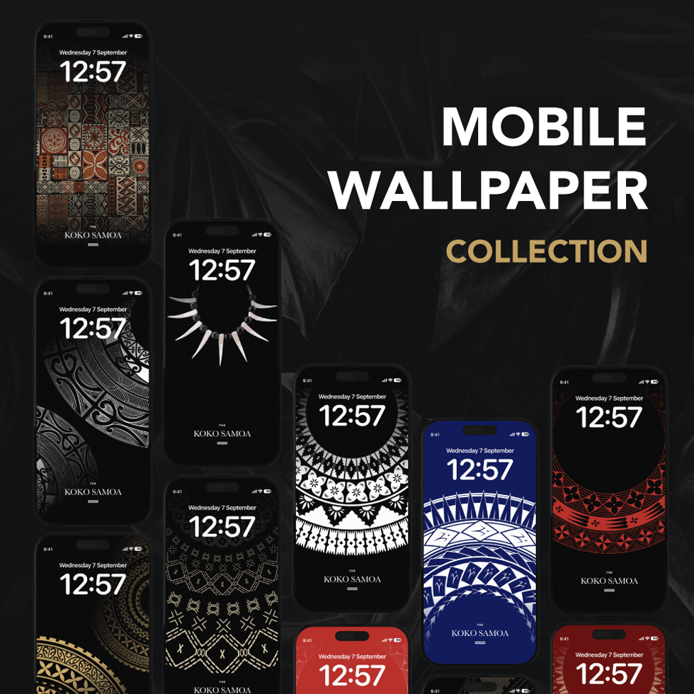 Phone Wallpaper - 12 Pack Bundle - AU/NZ/USA - The Koko Samoa
