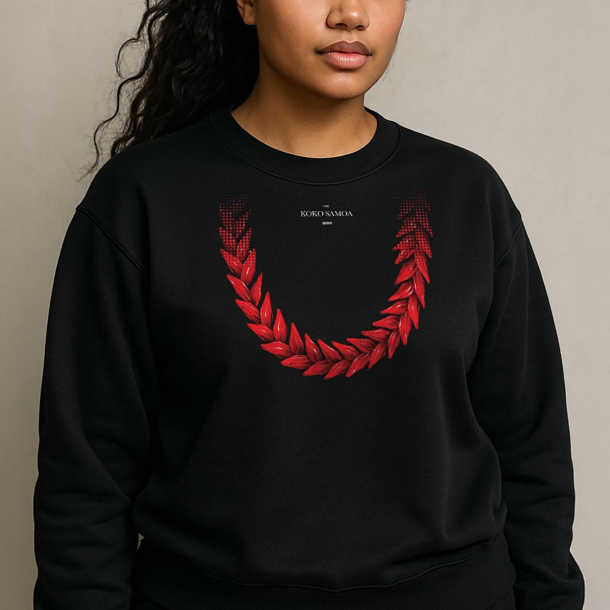 Unisex Heavy Sweatshirt - Ula Fala - AU/NZ/USA - The Koko Samoa