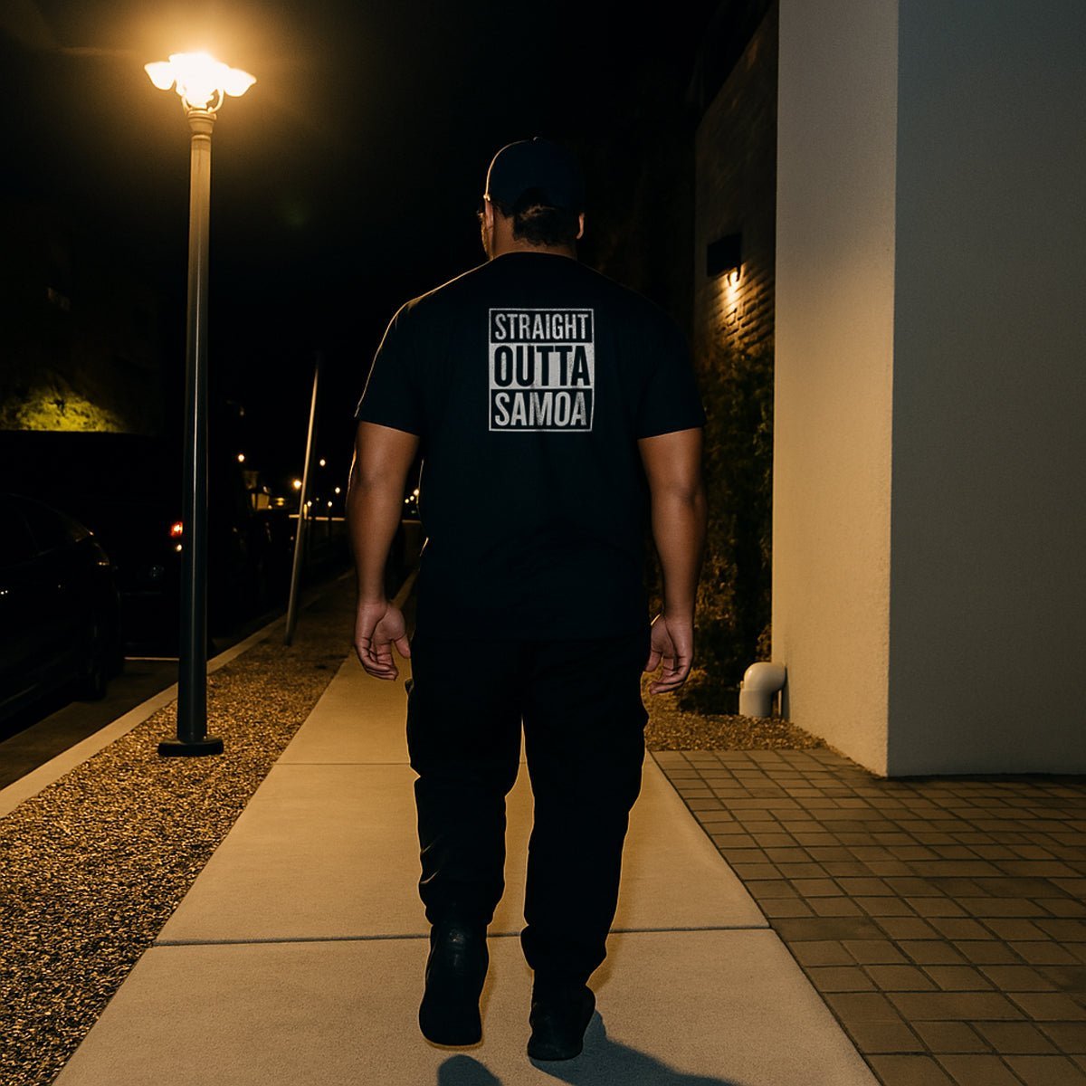 Unisex Tee - Straight Outta Samoa - AU/NZ/USA - The Koko Samoa