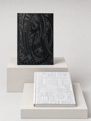 New Year Set gift set: Hardcover Journal - Warrior and Hardcover Journal - White Sunday, shown together.