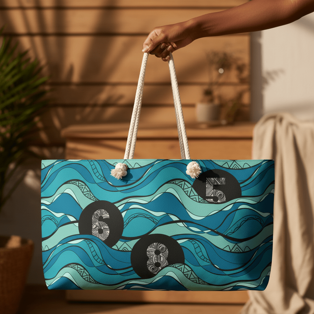 Weekender Bag - 685 Ocean Wave - AU/NZ/USA - The Koko Samoa