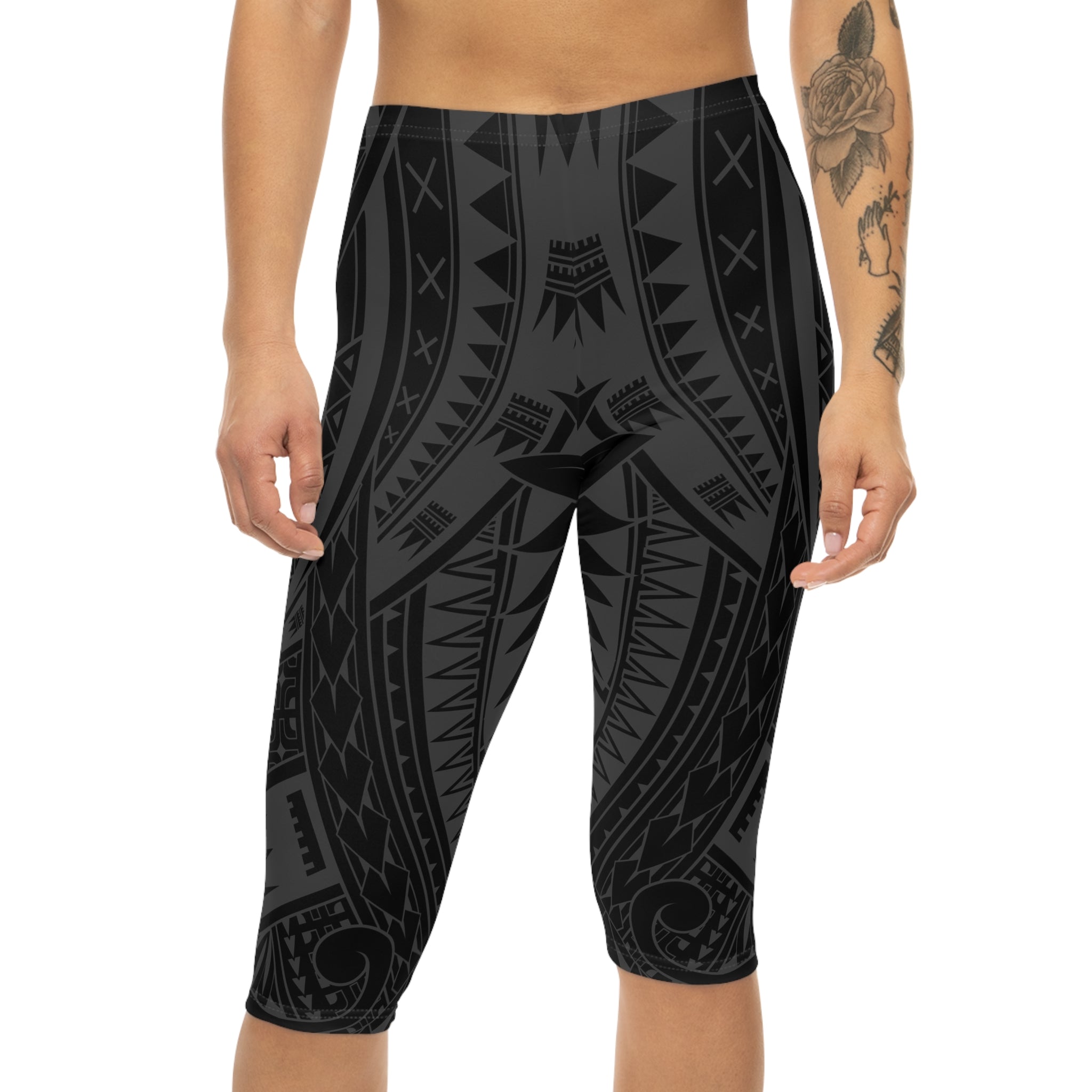 Casual Capri Leggings - Warrior - AU/NZ/USA
