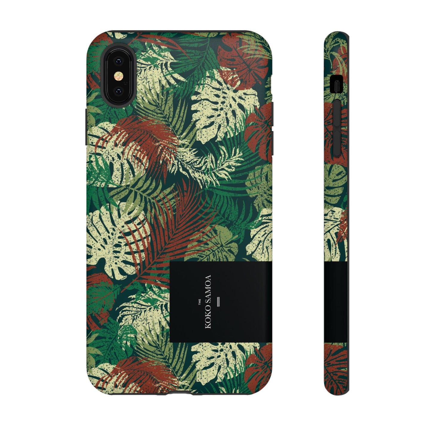 iPhone Tough Phone Case - Tafatafa Greens - AU/NZ/USA