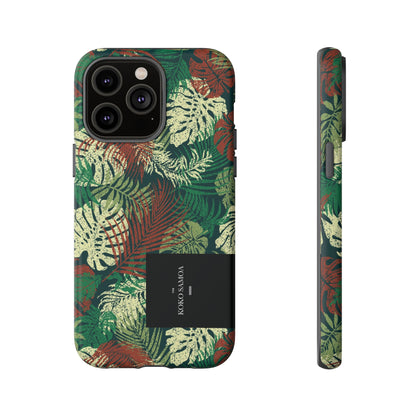 iPhone Tough Phone Case - Tafatafa Greens - AU/NZ/USA