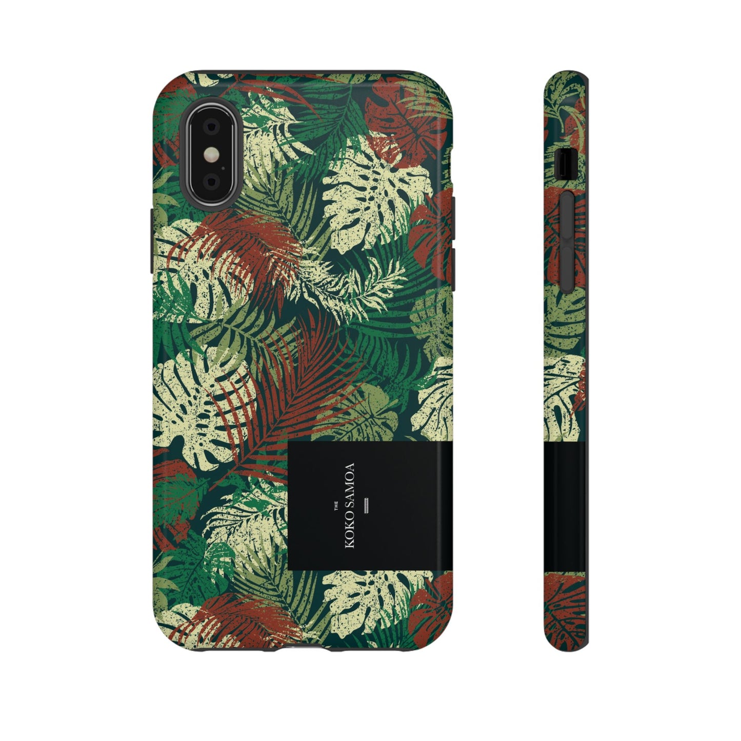 iPhone Tough Phone Case - Tafatafa Greens - AU/NZ/USA