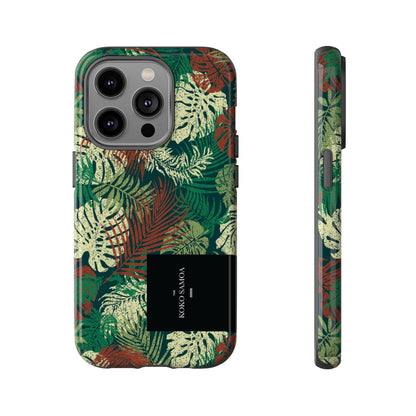 iPhone Tough Phone Case - Tafatafa Greens - AU/NZ/USA