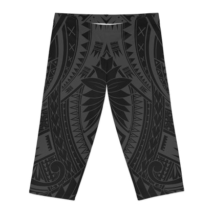 Women's Capri Leggings - Koa Sun Collection - Warrior