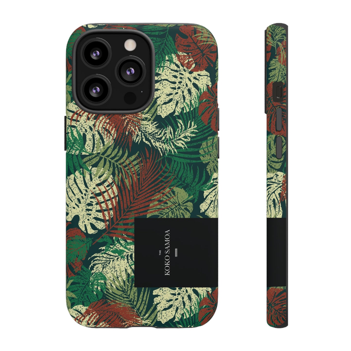 iPhone Tough Phone Case - Tafatafa Greens - AU/NZ/USA