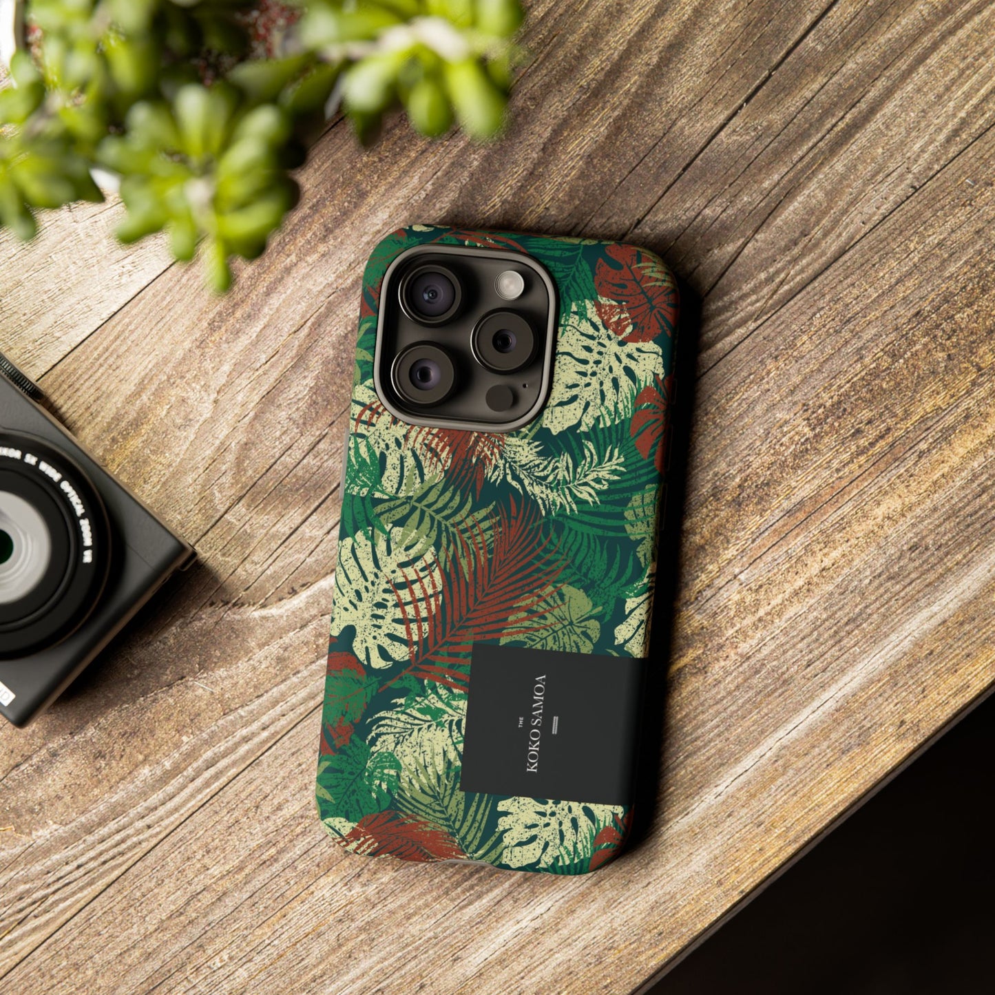 iPhone Tough Phone Case - Tafatafa Greens - AU/NZ/USA