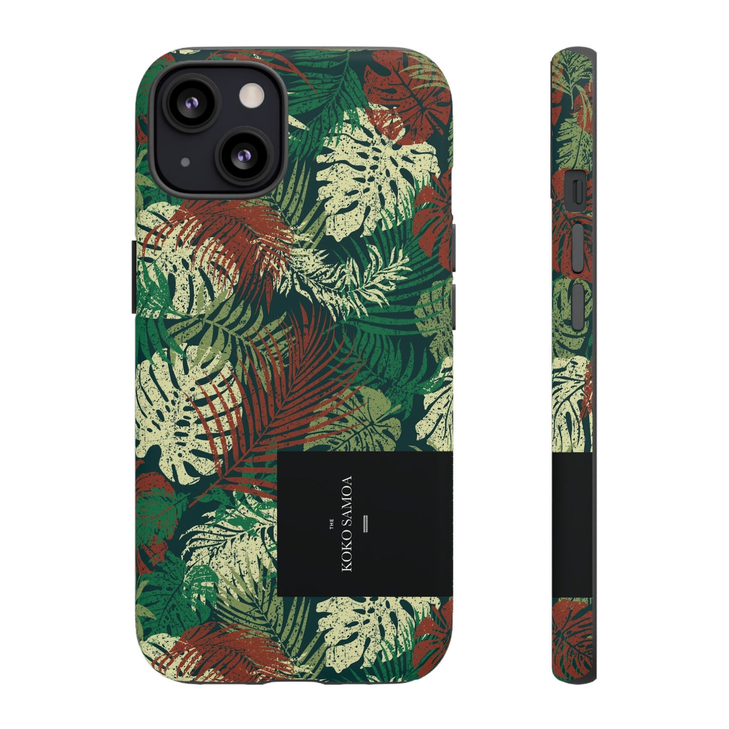 iPhone Tough Phone Case - Tafatafa Greens - AU/NZ/USA