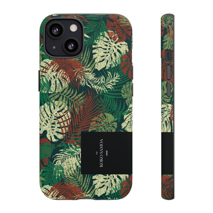 iPhone Tough Phone Case - Tafatafa Greens - AU/NZ/USA
