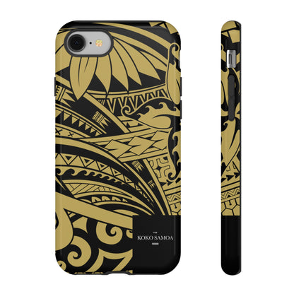iPhone Tough Phone Case - Bloom Gold - AU/NZ/USA