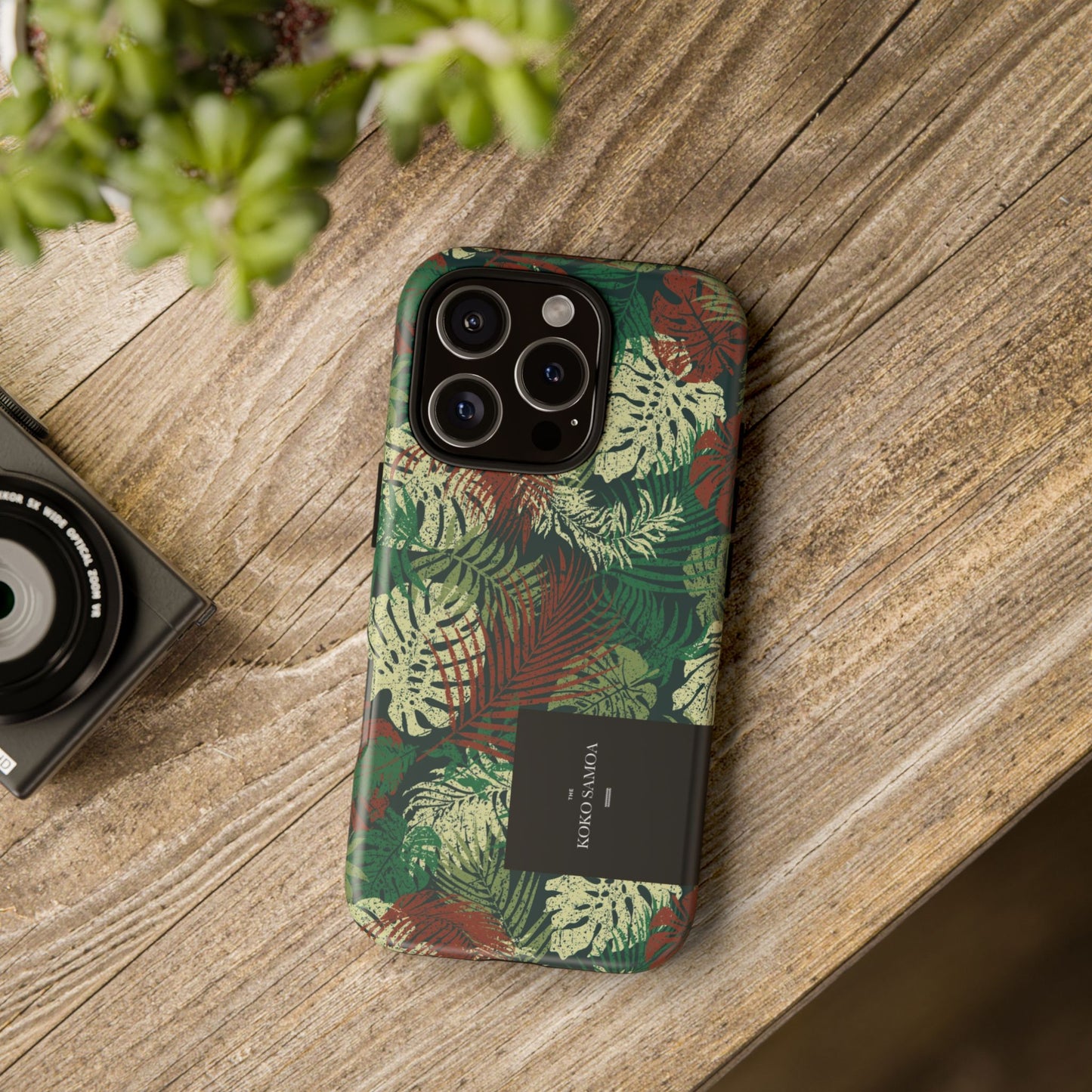 iPhone Tough Phone Case - Tafatafa Greens - AU/NZ/USA