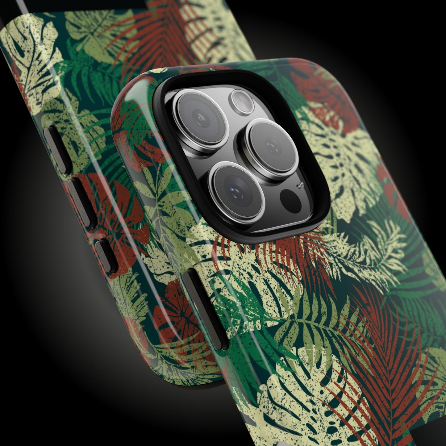 iPhone Tough Phone Case - Tafatafa Greens - AU/NZ/USA