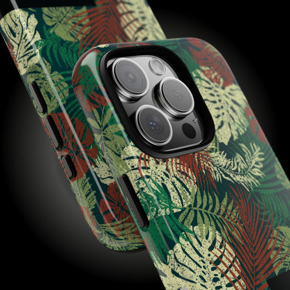iPhone Tough Phone Case - Tafatafa Greens - AU/NZ/USA