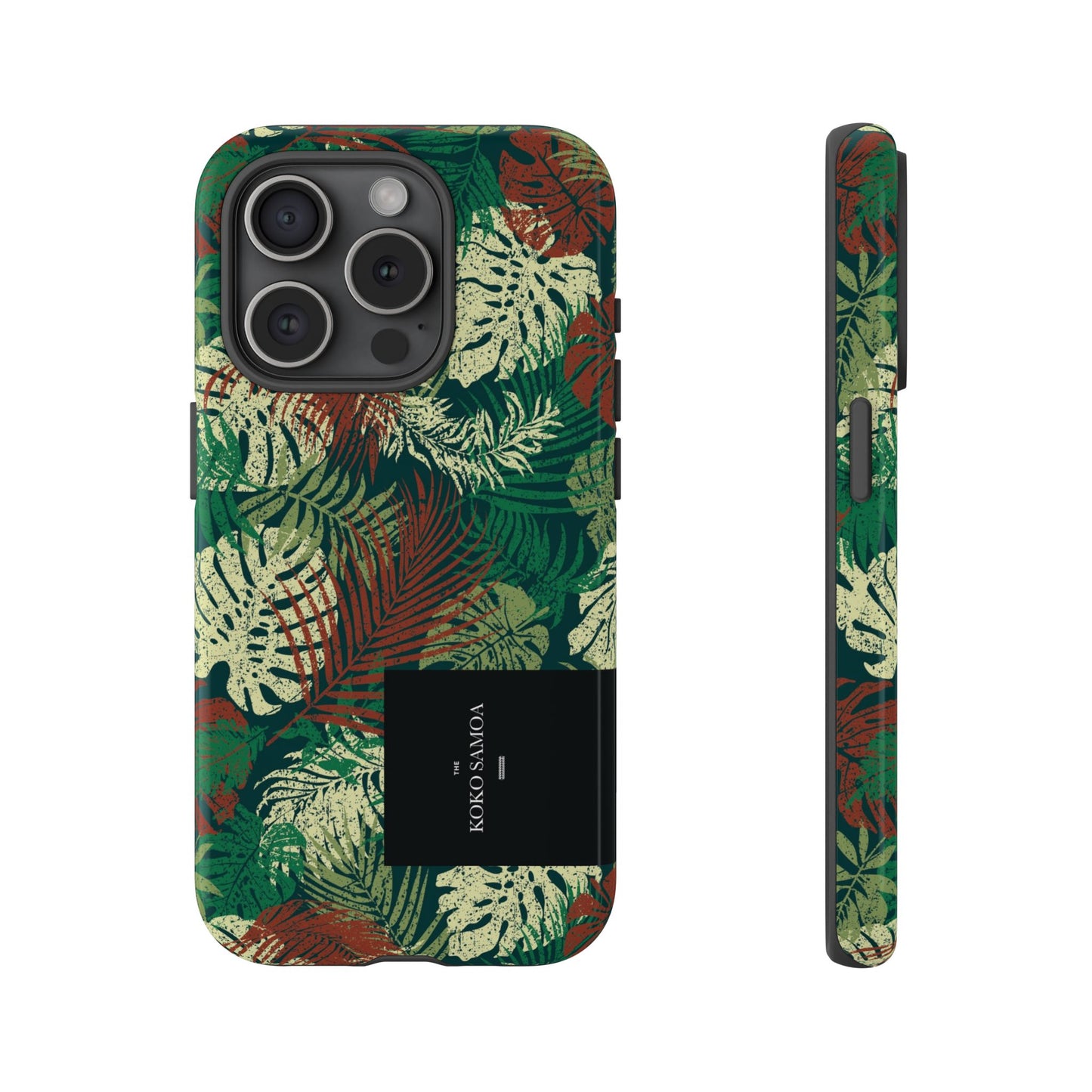 iPhone Tough Phone Case - Tafatafa Greens - AU/NZ/USA