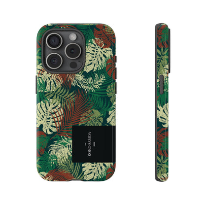 iPhone Tough Phone Case - Tafatafa Greens - AU/NZ/USA