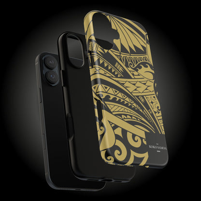 iPhone Tough Phone Case - Bloom Gold - AU/NZ/USA
