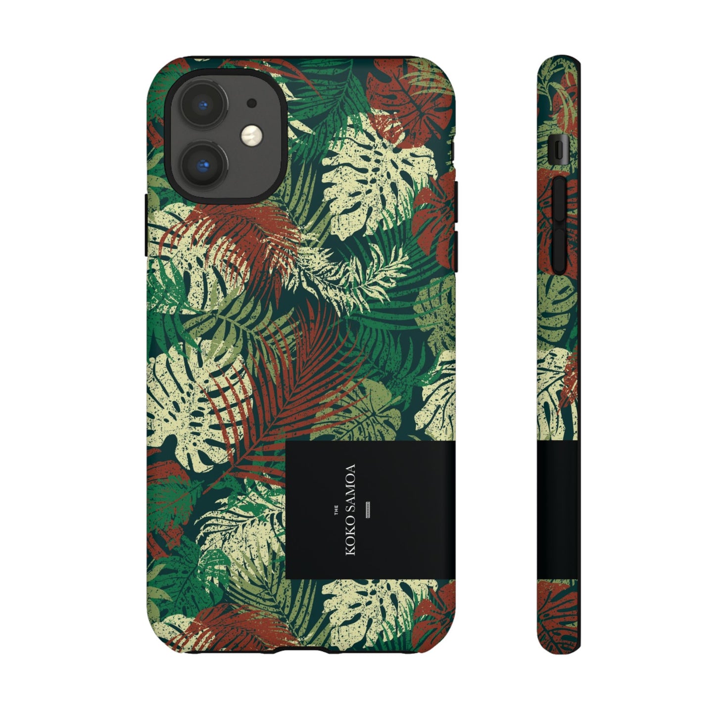 iPhone Tough Phone Case - Tafatafa Greens - AU/NZ/USA