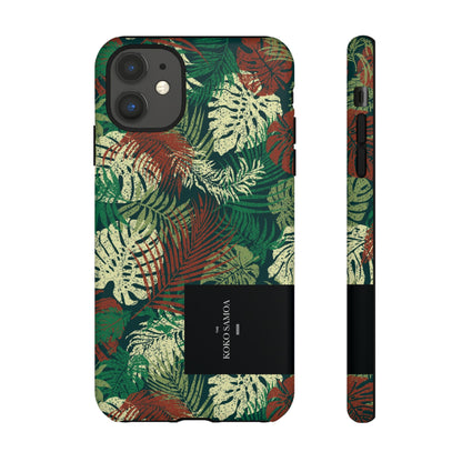 iPhone Tough Phone Case - Tafatafa Greens - AU/NZ/USA